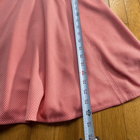 Rebecca Taylor Size 8 Women's Sleeveless Textured Pink Fit & Flare Dress - Picture 7 of 11